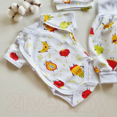 Комплект одежды для малышей Sofi 5027 (р.56, фрукты)