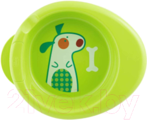 

Тарелка для кормления Chicco, С разноцветным рисунком;салатовый, Stay Warm / 340624044