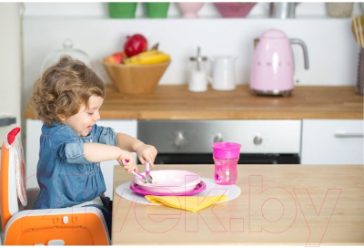 Набор посуды для кормления Chicco 340624057 (розовый)