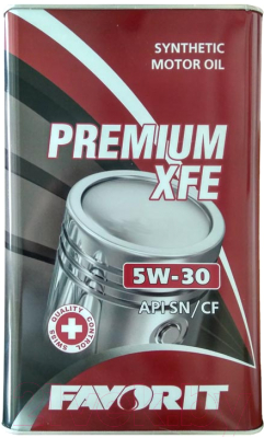 

Моторное масло Favorit, Premium XFE 5W30 API SN/CF Metal / 53273