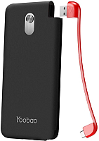 Портативное зарядное устройство Yoobao Power Bank S10k Micro (черный) - 