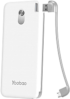 Портативное зарядное устройство Yoobao Power Bank S10k Micro (белый) - 