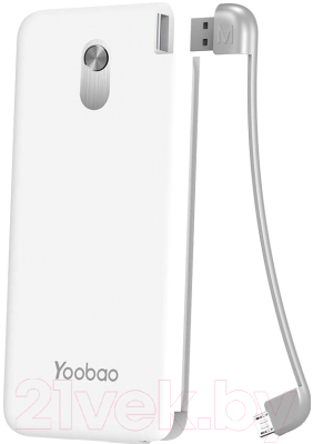 Портативное зарядное устройство Yoobao Power Bank S10k Micro (белый)