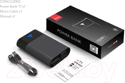 Портативное зарядное устройство Yoobao Power Bank T1 (черный)