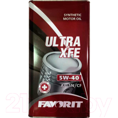 Моторное масло Favorit Ultra XFE 5W40 API SN/CF Metal / 54695 (1л)