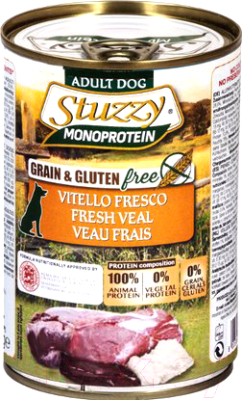 

Корм для собак Stuzzy, Monoprotein свежая телятина со свеклой