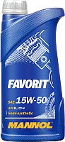 

Моторное масло Mannol, Favorit 15W50 SL/CF-4 / MN7510-1