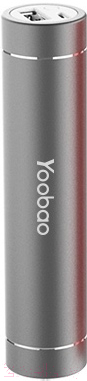 Портативное зарядное устройство Yoobao Torch Power Bank LED TOO (серый)