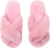 Тапочки домашние Amaro Home Bunny Открытый нос / HOME-4025Bu-R-38 (р.38-39, розовый) - 