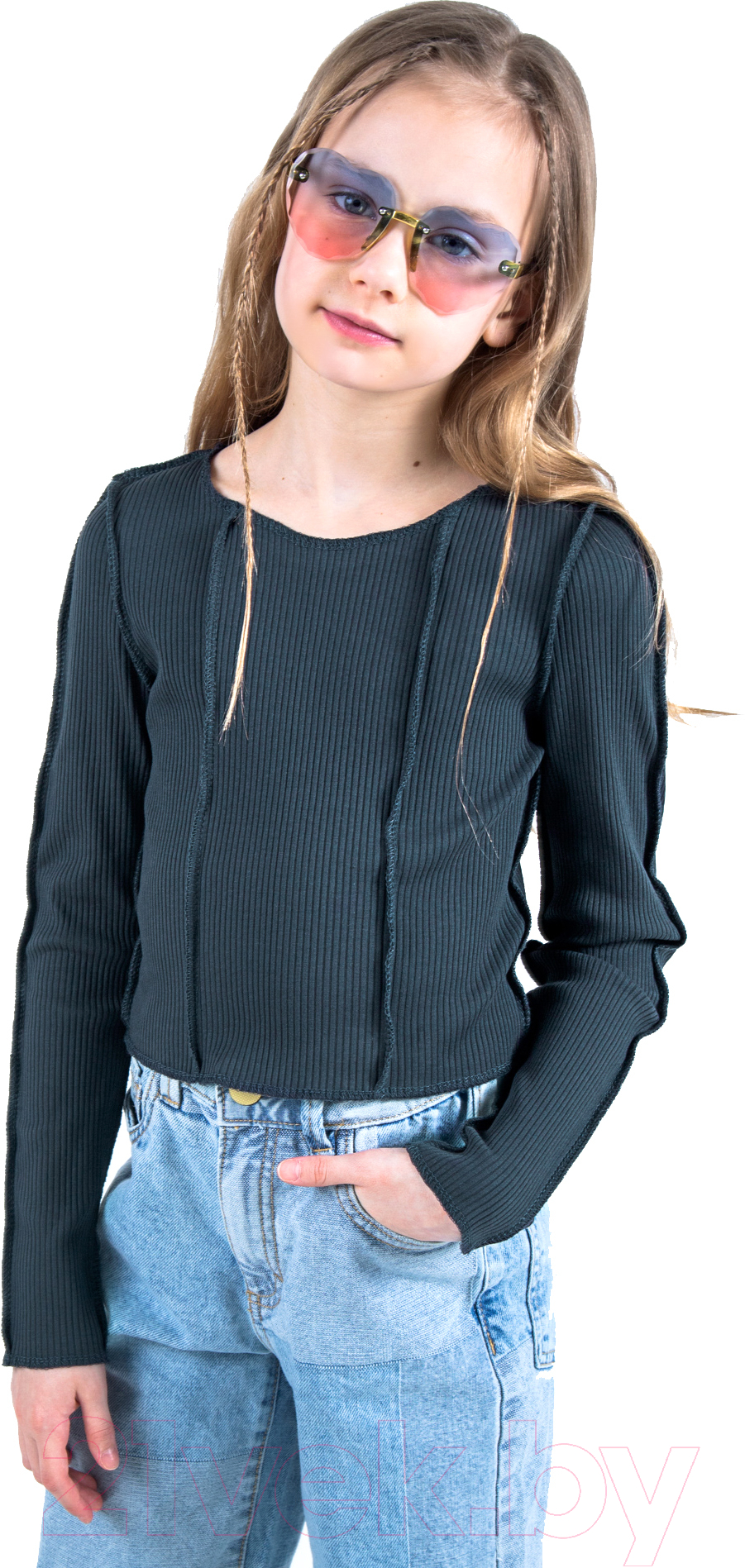 Лонгслив детский Amarobaby Joint / AB-OD22-J2702/10-140 (графит, р.140)
