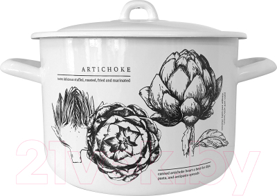 Кастрюля Лысьвенские эмали Artichoke С-16141/4Э