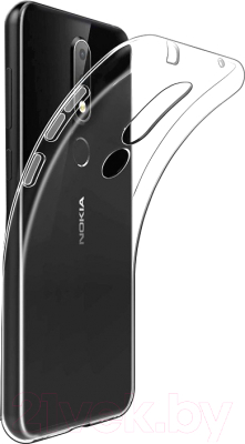 Чехол-накладка Case Better One Nokia 5.1 Plus (прозрачный)