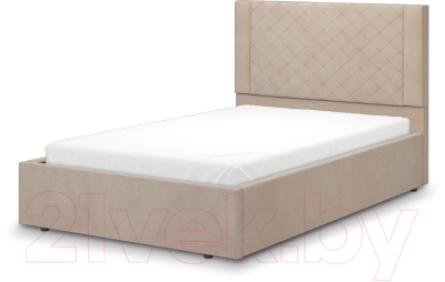 Полуторная кровать Аквилон Женева-1 12 ПМ (конфетти мокко)
