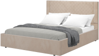 Двуспальная кровать Аквилон Женева-1 16 ПМ (конфетти мокко) - 
