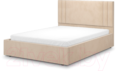 Полуторная кровать Аквилон Мирта-1 14 ПМ (веллюкс крем)