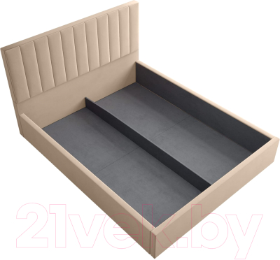 Полуторная кровать Аквилон Рица-1 12 ПМ (веллюкс крем)