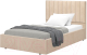 Полуторная кровать Аквилон Рица-1 12 ПМ (веллюкс крем) - 
