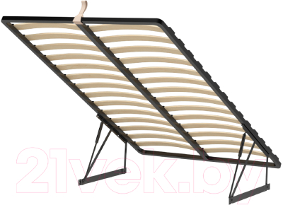 Полуторная кровать Аквилон Рица-1 12 ПМ (веллюкс мокко)