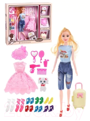 Кукла с аксессуарами Наша игрушка Мой гардероб / C789