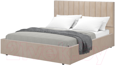 Двуспальная кровать Аквилон Рица-1 16 ПМ (конфетти мокко)