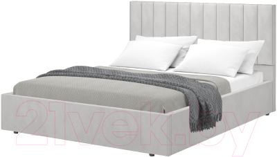 Двуспальная кровать Аквилон Рица-1 16 ПМ (веллюкс сильвер)