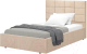 Полуторная кровать Аквилон Тэфи-1 12 ПМ (веллюкс крем) - 