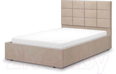 Полуторная кровать Аквилон Тэфи-1 12 ПМ (конфетти мокко)