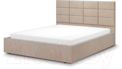 Двуспальная кровать Аквилон Тэфи-1 16 ПМ (конфетти мокко)