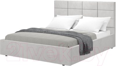 Двуспальная кровать Аквилон Тэфи-1 18 ПМ (веллюкс сильвер)