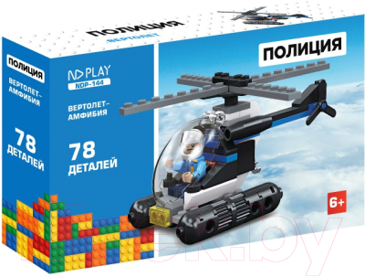 Конструктор ND Play Вертолет-амфибия / NDP-144 (78эл)