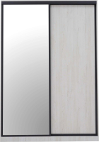 Шкаф-купе Ивару Винтер 6.16 1600 с зеркалом (винтерберг/темно-серый) - 