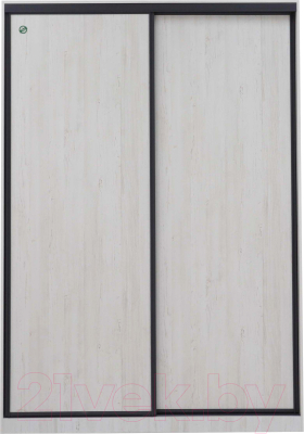 Шкаф-купе Ивару Винтер 6.16 1600 без зеркала (винтерберг/темно-серый)