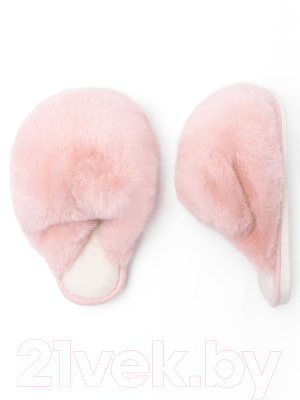 Тапочки домашние Amaro Home Softy Закрытый нос / HOME-4023So-R-38 (р.38-39, розовый)