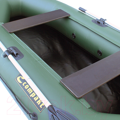 Надувная лодка Leader Boats Компакт-260 ФС / 4132022 (зеленый)