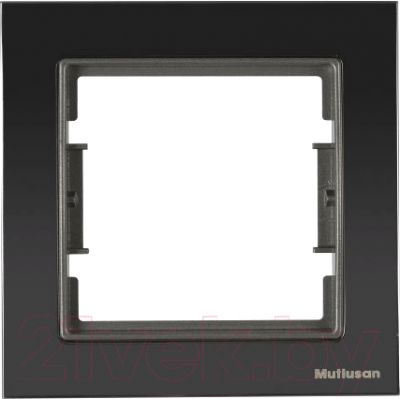 Рамка для выключателя Mutlusan Elitra 2170 825 1195 (хром дымчатый)