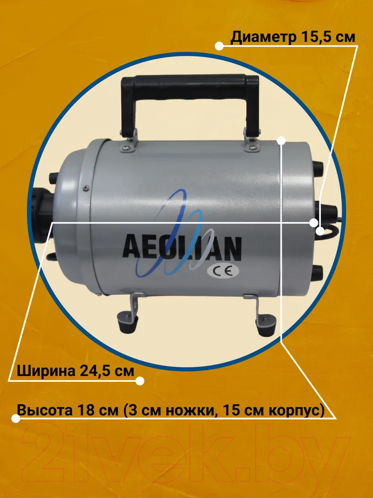 Фен для груминга Toex Aeolian (Monster) TD-901GT — фото 4