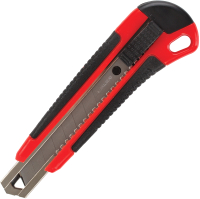 Нож канцелярский Brauberg Universal / 271351 (черный/красный) - 