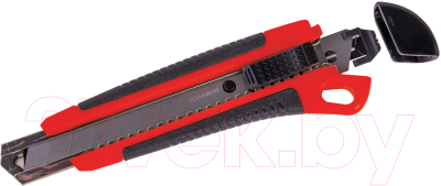 Нож канцелярский Brauberg Universal / 271351 (черный/красный)