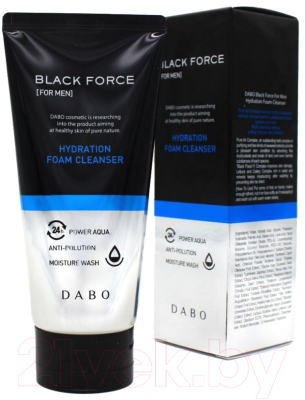 Пенка для умывания Dabo Homme Black Force Hydration Foam Cleanser (120мл)