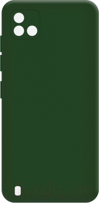 Чехол-накладка Case Coated для Realme C11 (темно-зеленый)