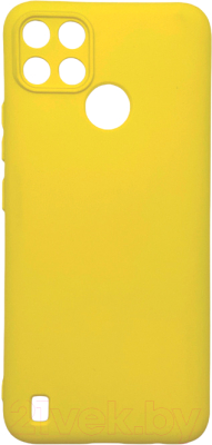 Чехол-накладка Case Coated для Realme C21Y (желтый)