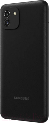 Чехол-накладка Case Coated для Galaxy A03 (черный)