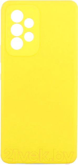 Чехол-накладка Case Coated для Galaxy A33 (желтый)