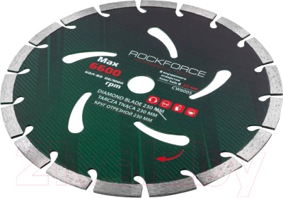 Отрезной диск алмазный RockForce RF-CW6005