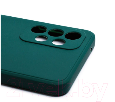 Чехол-накладка Case Coated для Galaxy A33 (темно-зеленый)