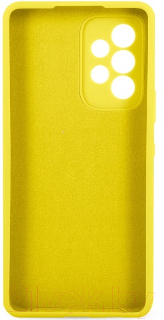 Чехол-накладка Case Coated для Galaxy A53 (желтый) — фото 2