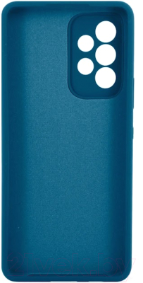 Чехол-накладка Case Coated для Galaxy A53 (темно-синий)