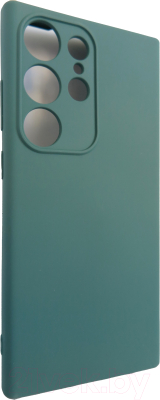 Чехол-накладка Case Coated для Galaxy S23 Ultra (темно-зеленый)