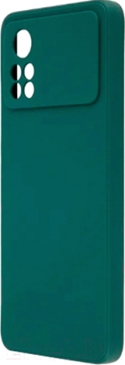 Чехол-накладка Case Coated для POCO X4 Pro (темно-зеленый)