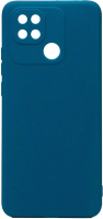 Чехол-накладка Case Coated для Redmi 10C (темно-синий) - 